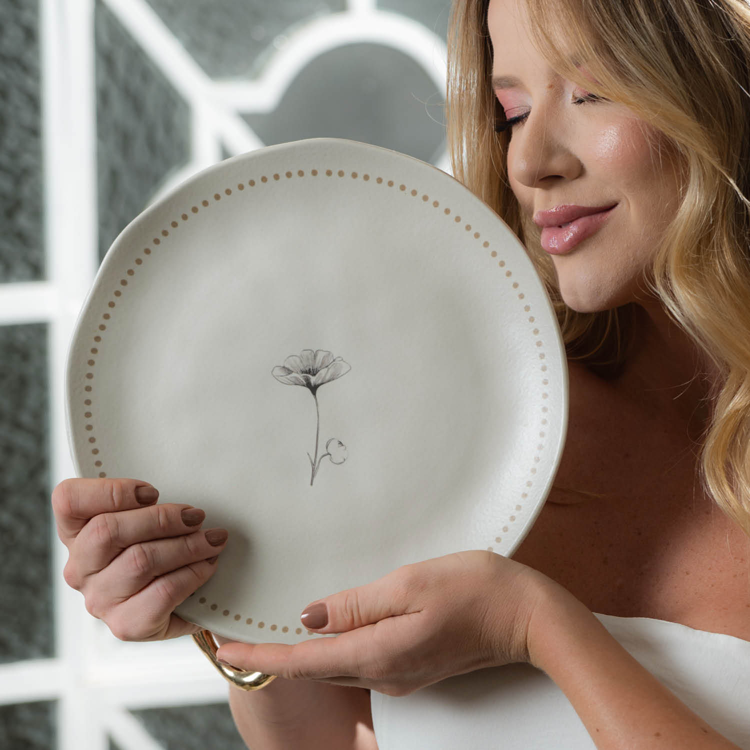 Conjunto com 6 Pratos Raso Orgânico Amana Ø26,5cm - Imagem 4