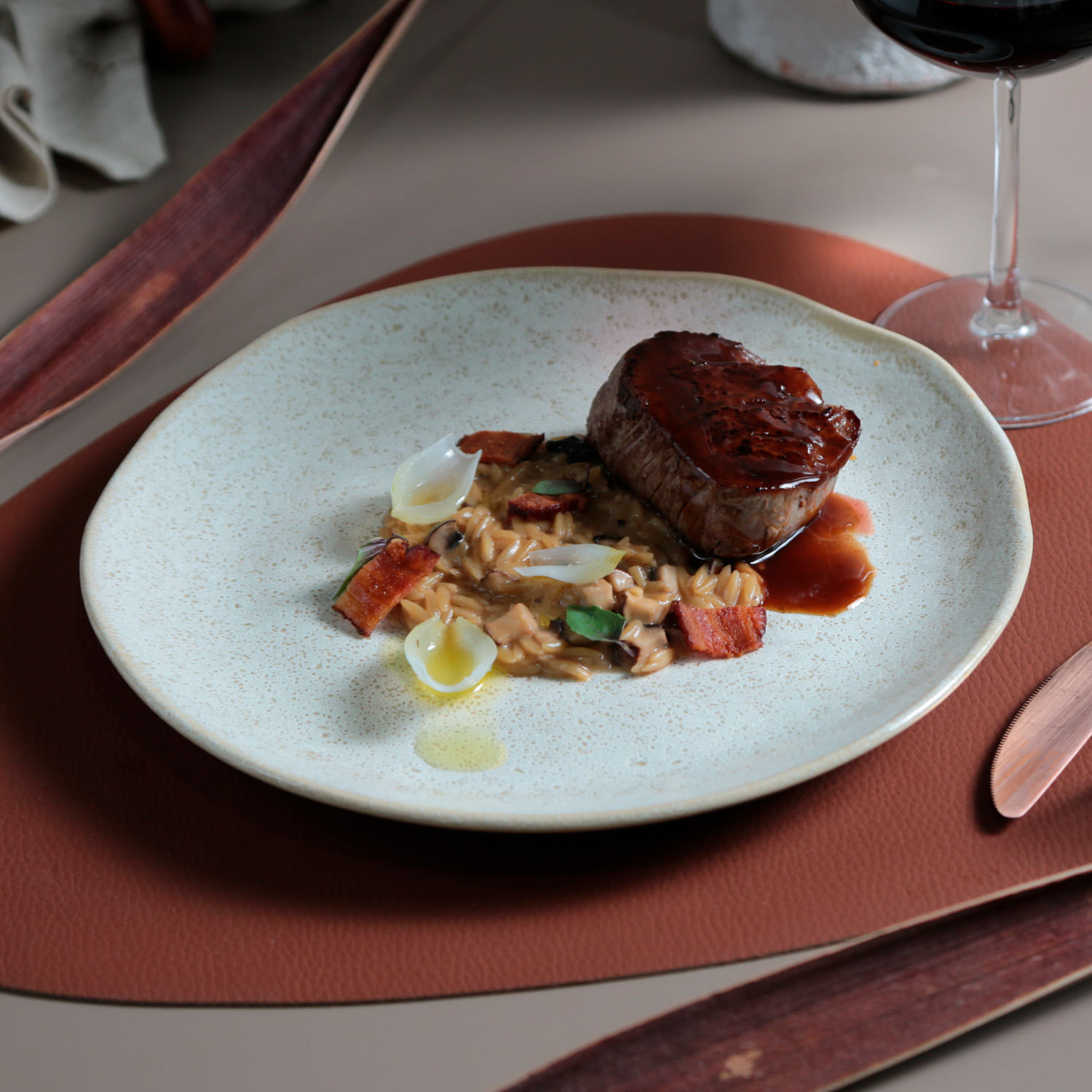 Conjunto com 6 Pratos Raso Orgânico Vanilla Ø26,5cm - Imagem 2