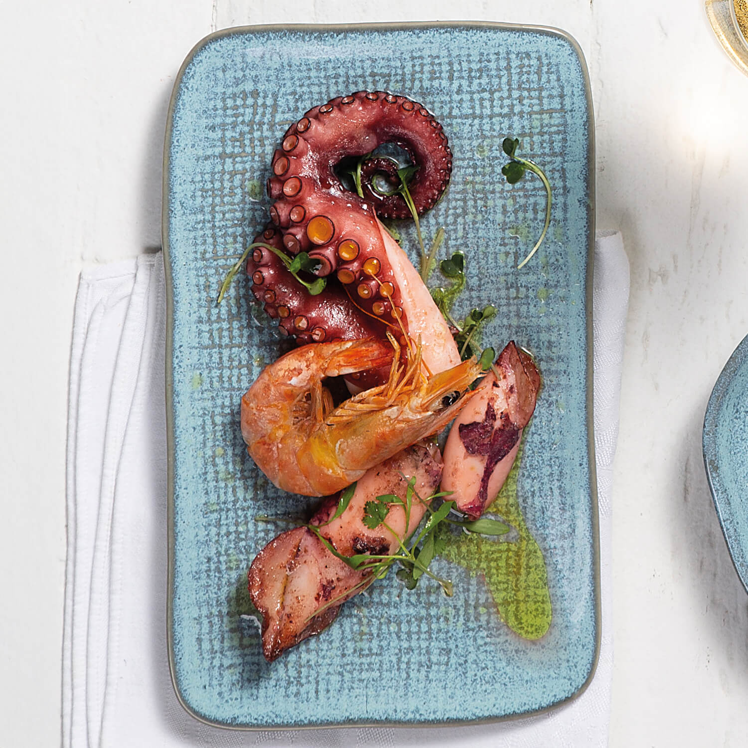 Conjunto com 4 Travessas Retangular Média Juta Breeze 27x16cm - Imagem 4