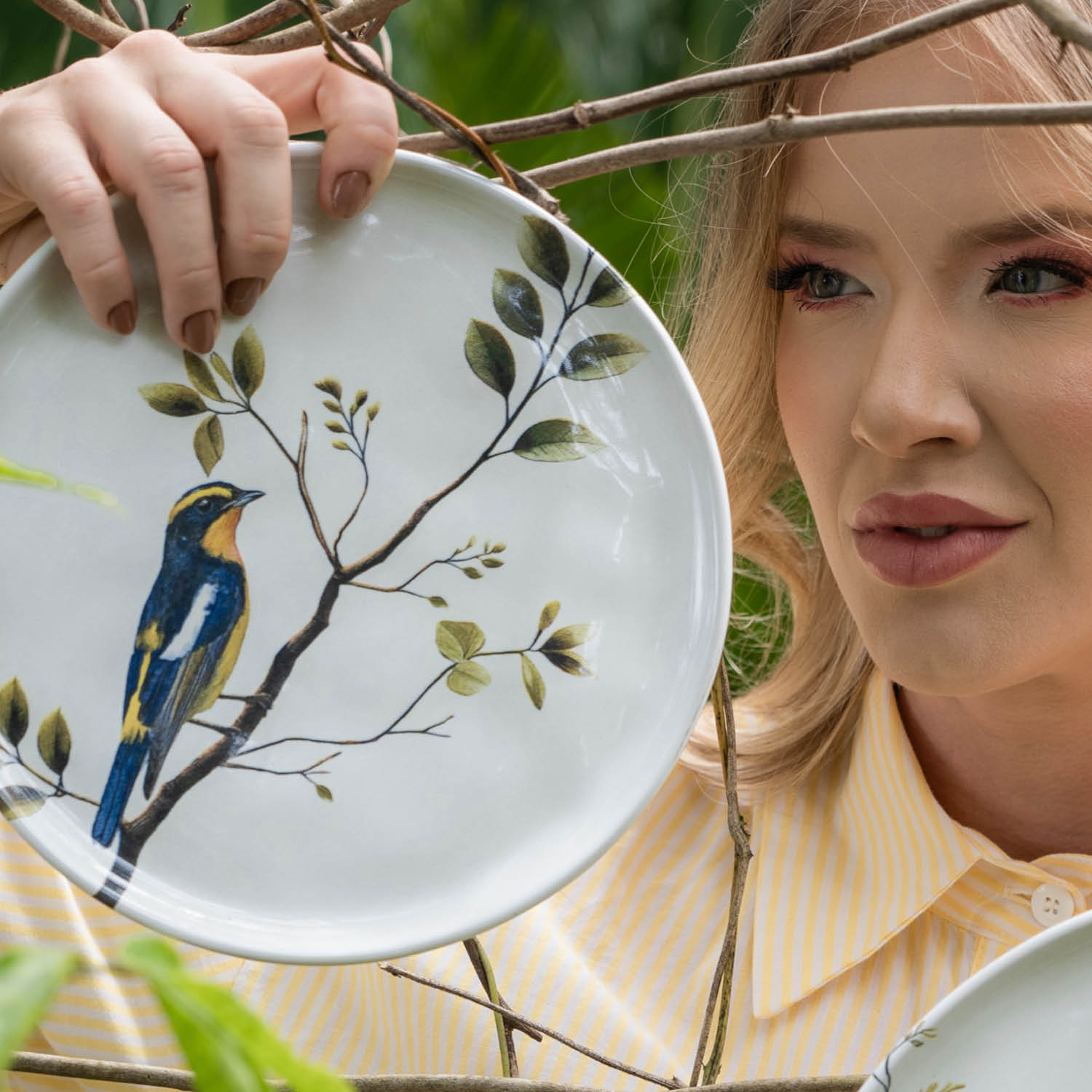 Conjunto com 6 Pratos De Sobremesa Bio Birdy Ø21,5cm - Imagem 4