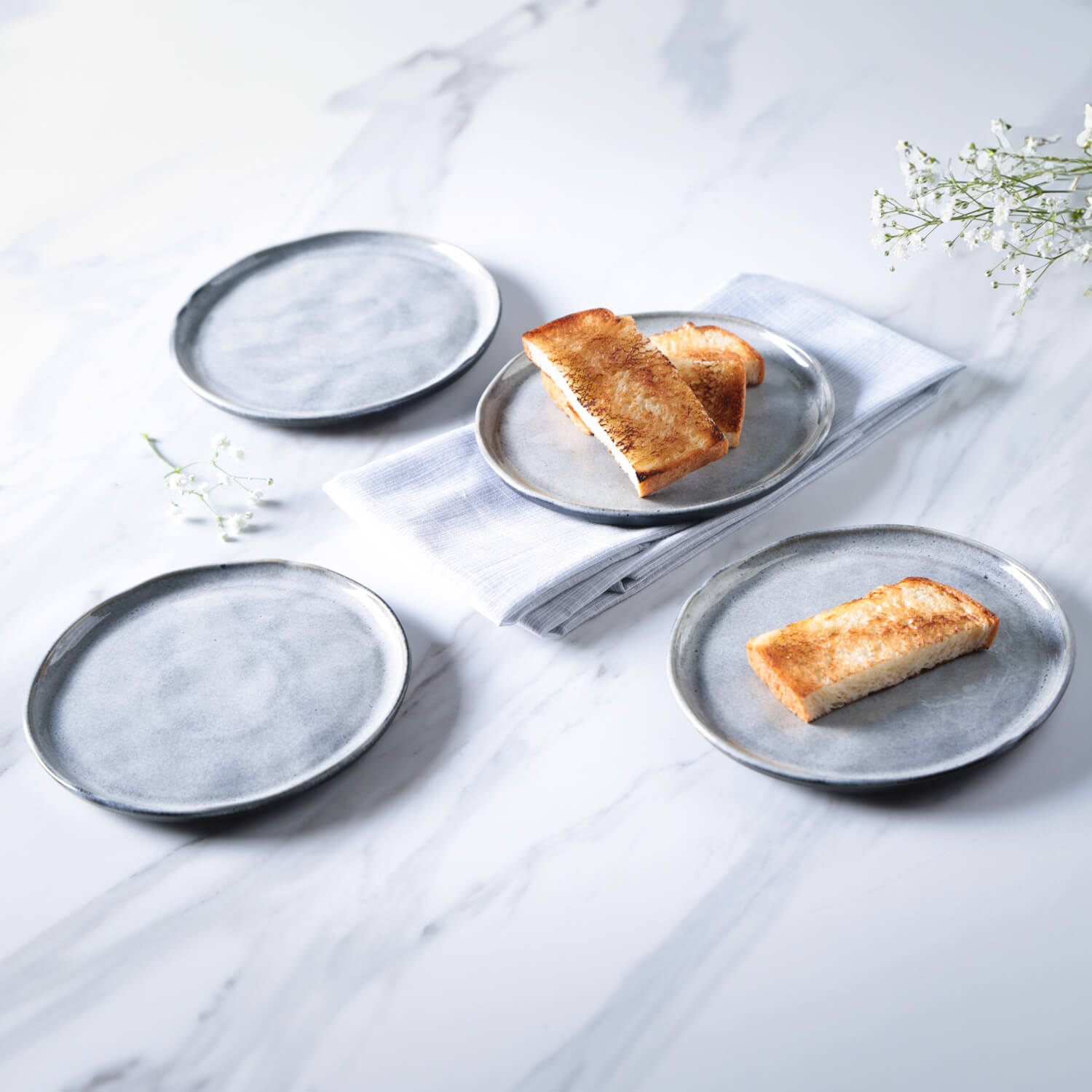 Conjunto com 6 Pratos de Pão Bio Dust Ø15,5x1,6cm - Imagem 2