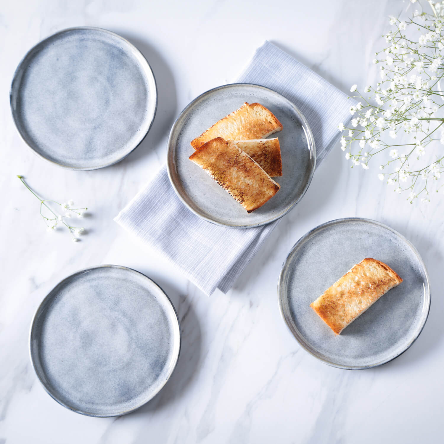 Conjunto com 6 Pratos de Pão Bio Dust Ø15,5x1,6cm - Imagem 4