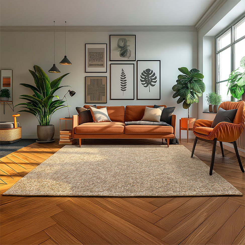 Tapete Eco Terra Areia 150x195cm