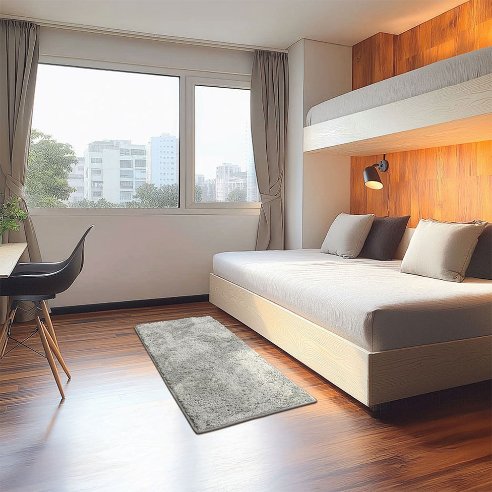 Tapete Tufting Foffo Platina 50x100cm