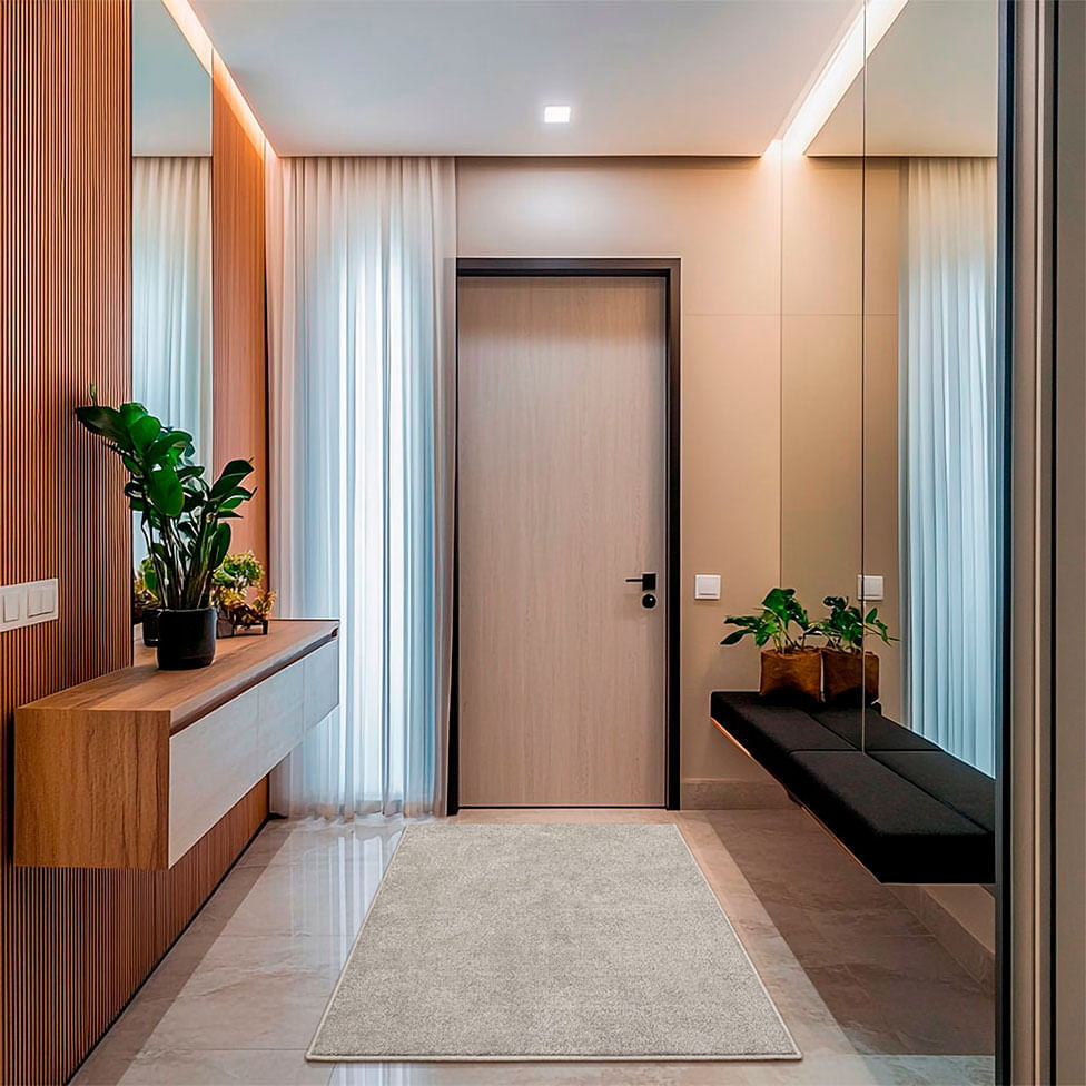 Tapete Tufting Relex Gelo 50x100cm