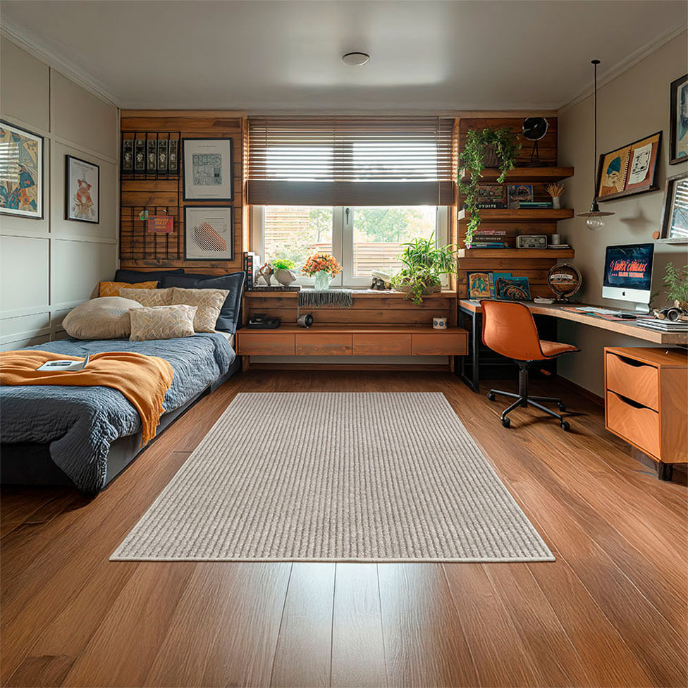 Tapete Tufting Mariana Prata 150x200cm