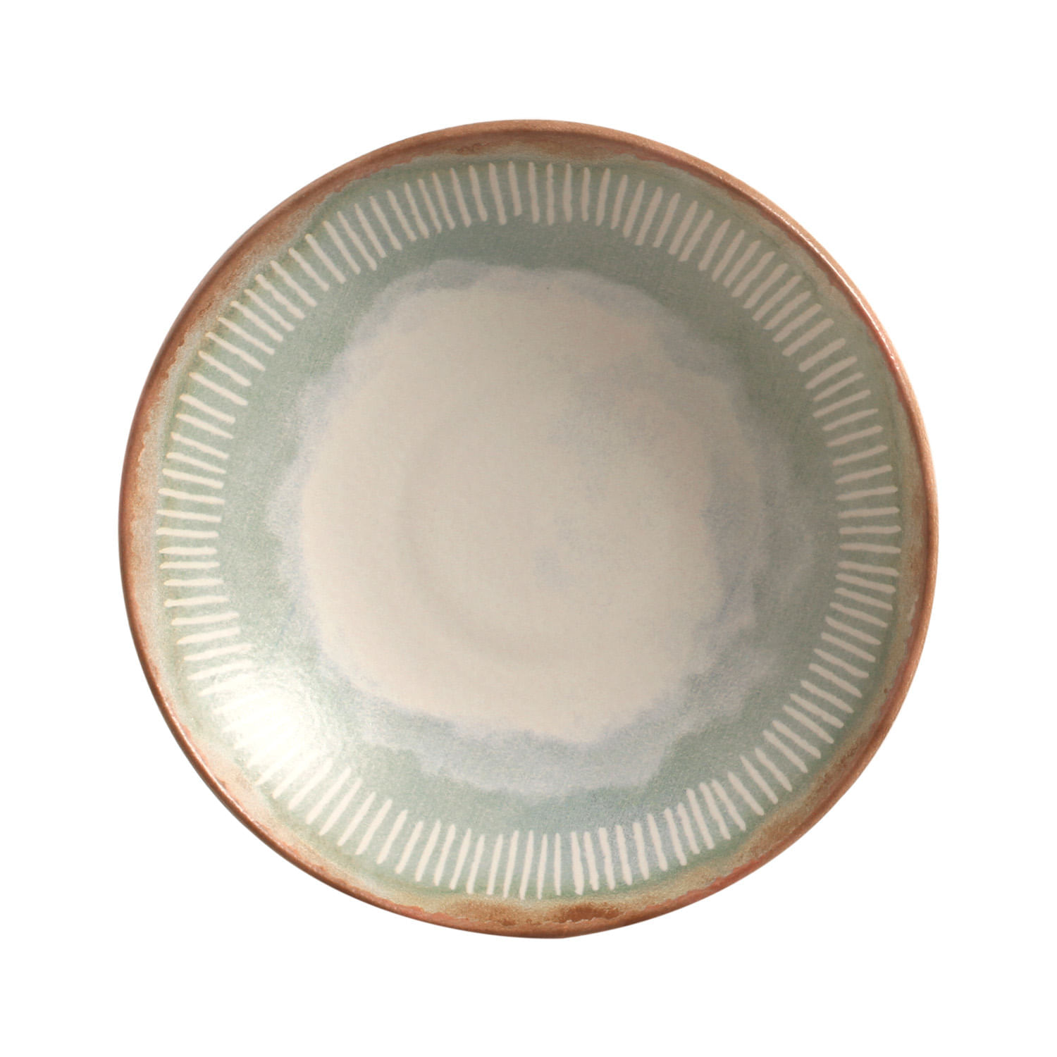 Conjunto com 6 Pratos Fundo Coup Stoneware New Mediterrâneo Ø20,3cm 600ml