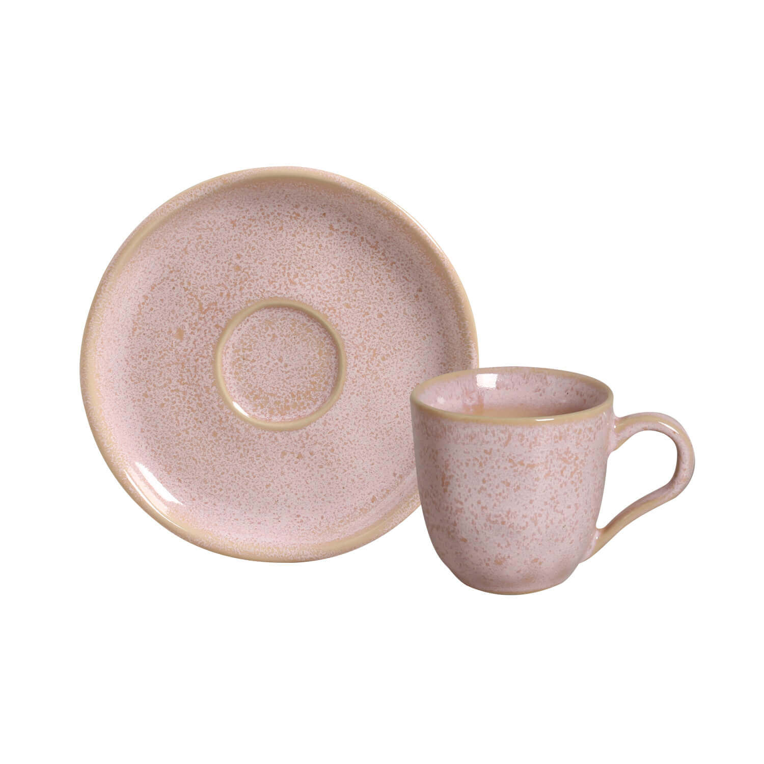 Conjunto com 6 Xícaras de Café com Pires Bio Litchi 120ml