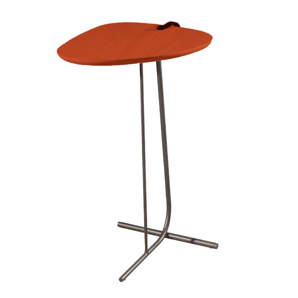 Mesa de Apoio Araguari Terracota Base de Aço