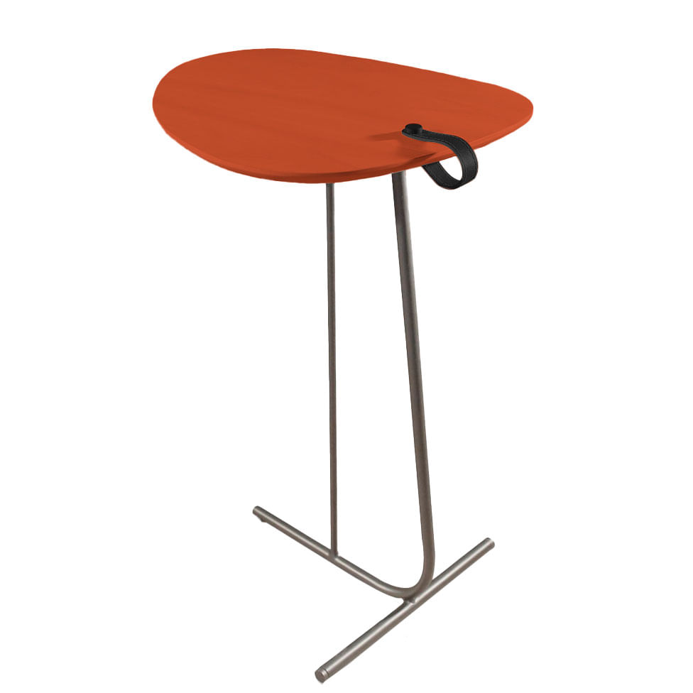 Mesa de Apoio Araguari Terracota Base de Aço - Imagem 3