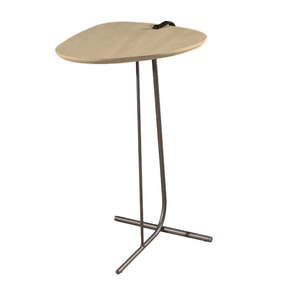 Mesa de Apoio Araguari Amarelo Base de Aço