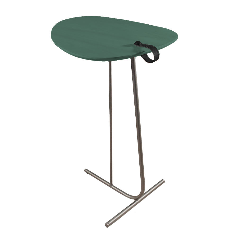 Mesa de Apoio Araguari Verde Base de Aço - Imagem 4