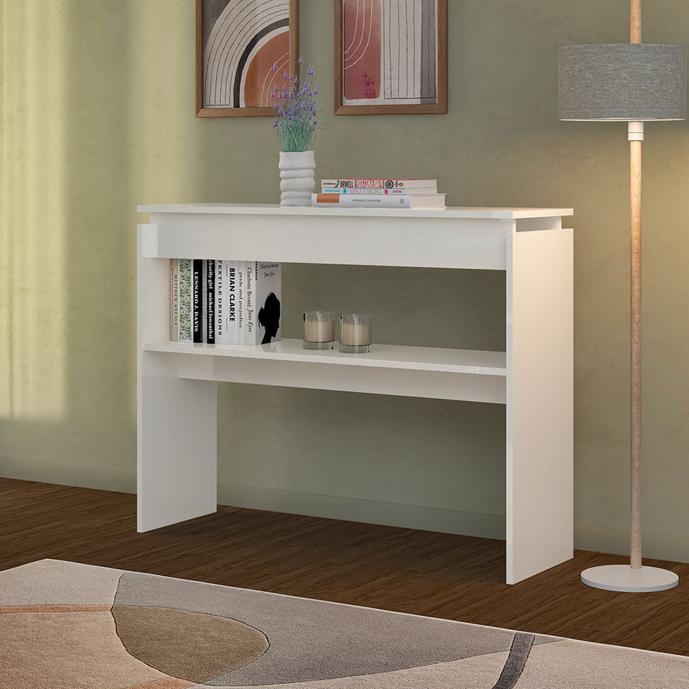 Aparador com 1 Prateleira Creta Off White - Imagem 6