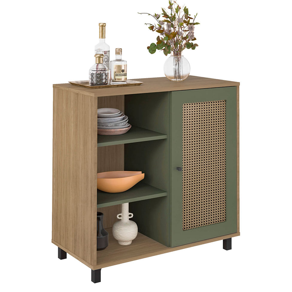 Buffet Charlotte com 1 Porta Carvalho e Menta - Imagem 6