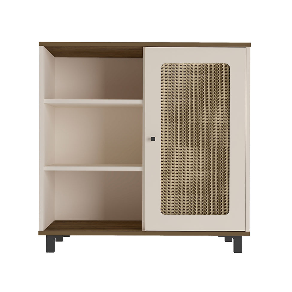 Buffet Charlotte com 1 Porta Pinho e Off White - Imagem 5