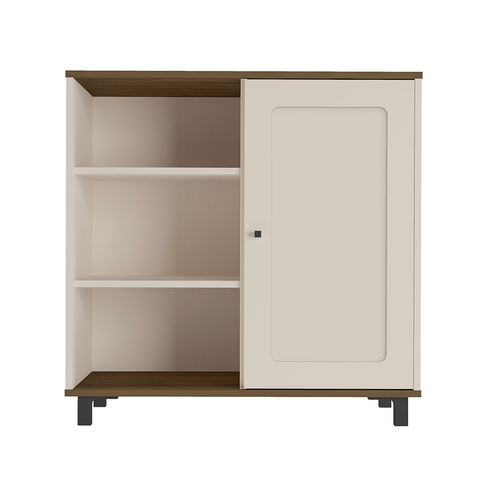 Buffet Charlotte com 1 Porta Pinho e Off White - Imagem 6