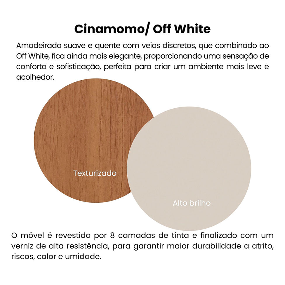 Escrivaninha Nomad Cinamomo e Off White - Imagem 5