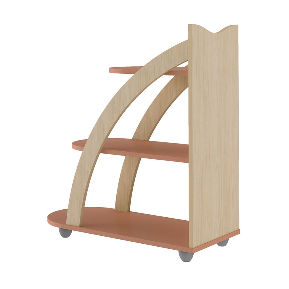 Mesa de Apoio Andes Naturale e Terracota - Imagem 2