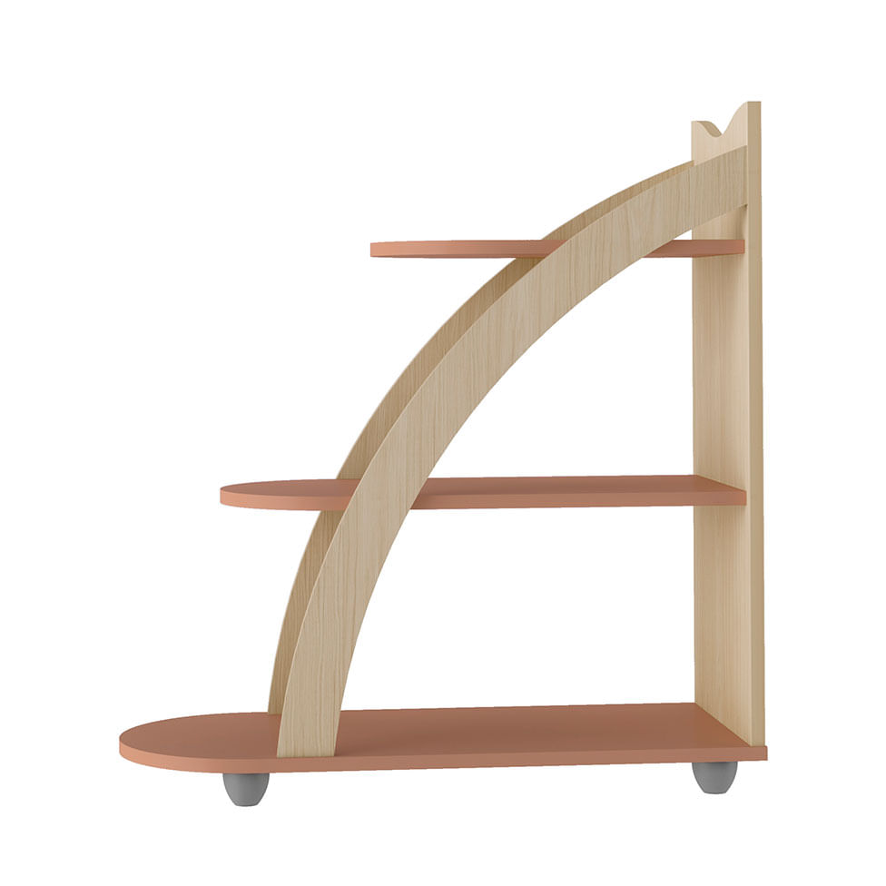 Mesa de Apoio Andes Naturale e Terracota - Imagem 3