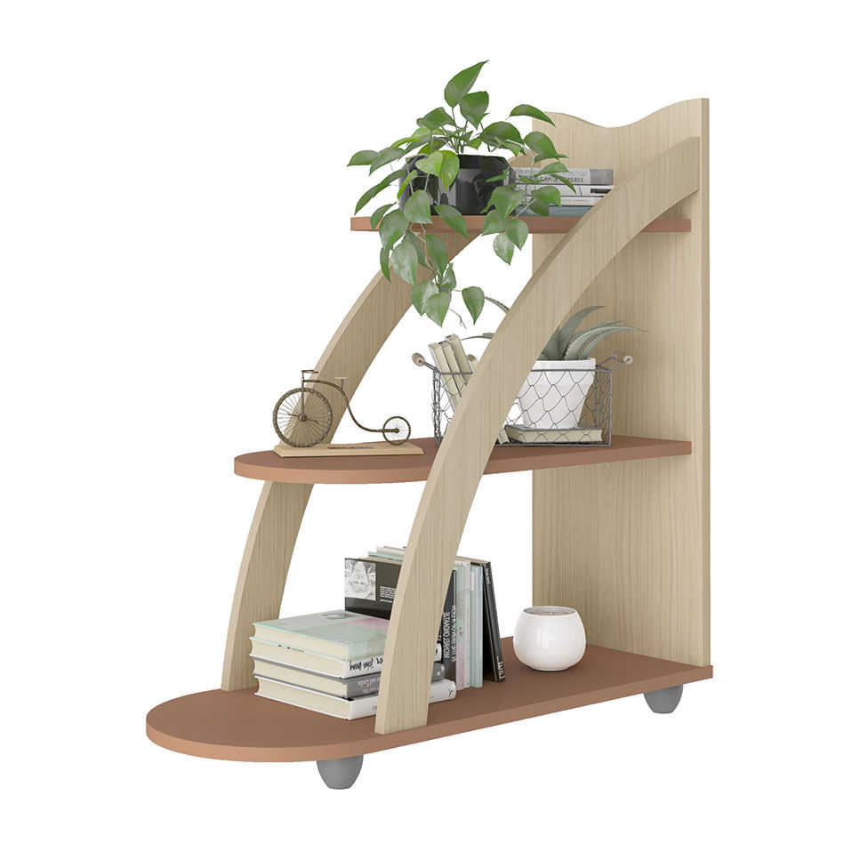 Mesa de Apoio Andes Naturale e Terracota - Imagem 4