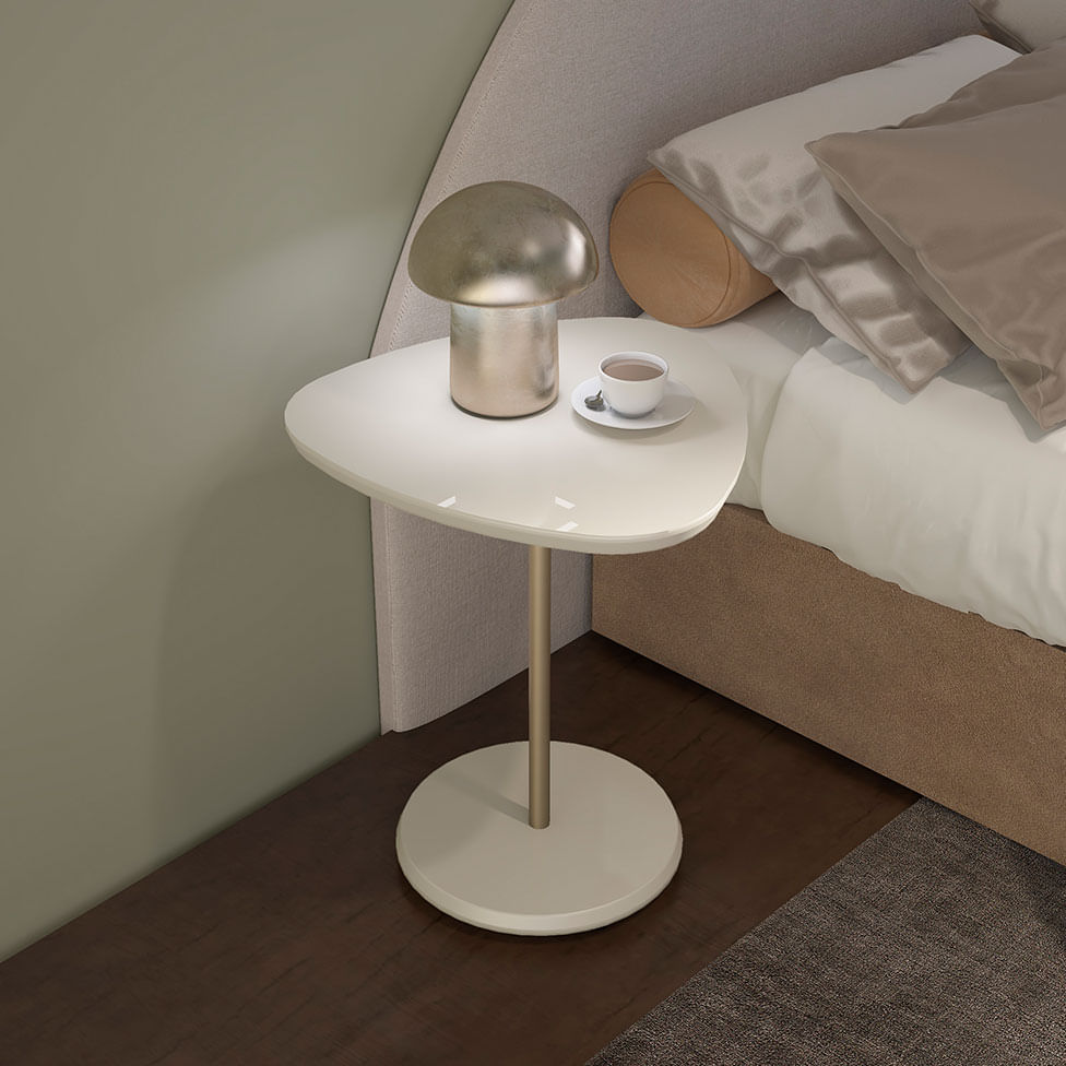Mesa de Apoio Alta Bel Off White - Imagem 6