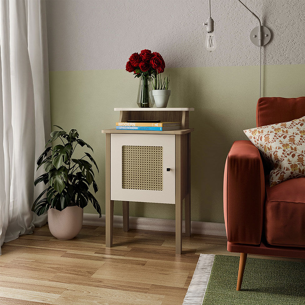 Mesa de Apoio Charlotte Carvalho e Menta - Imagem 8