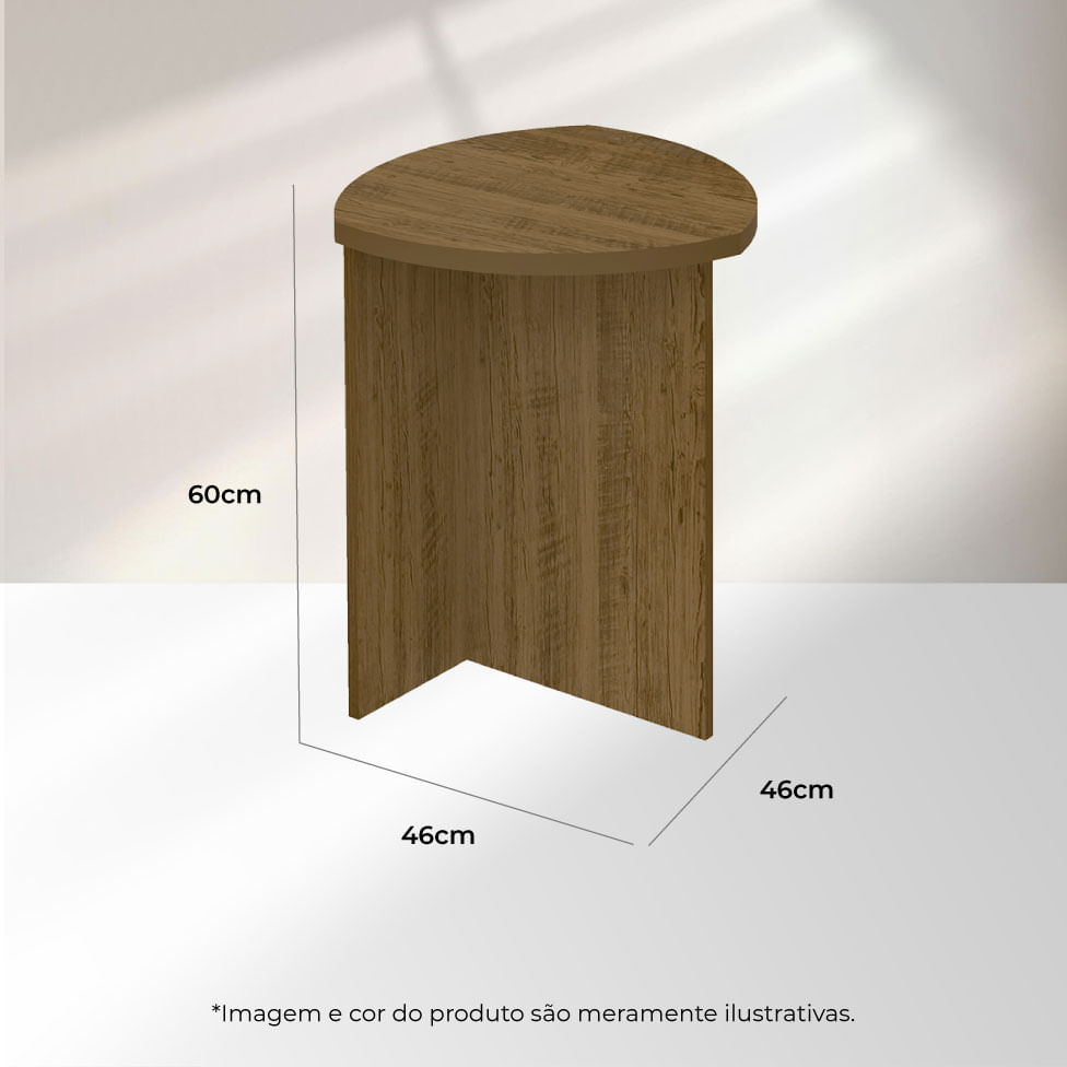 Mesa de Apoio Alta Delta Pinho - Imagem 8