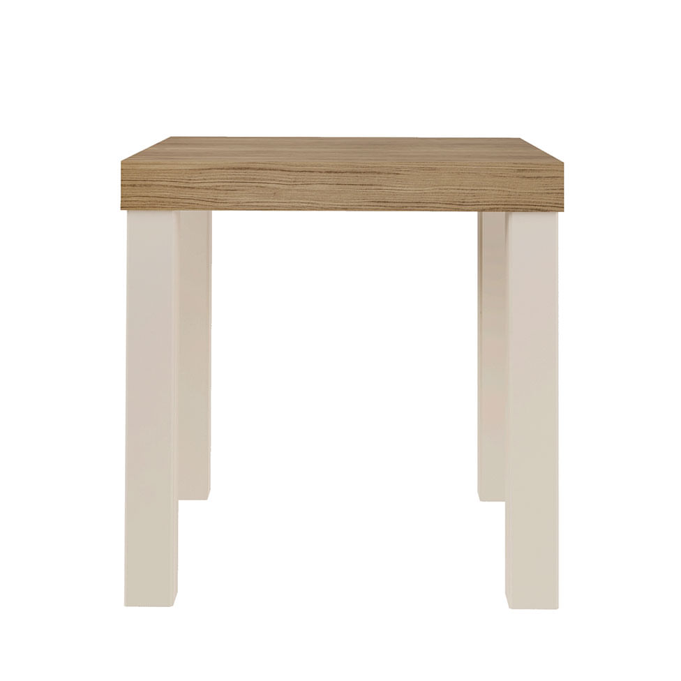 Mesa de Apoio Up Carvalho e Off White - Imagem 2