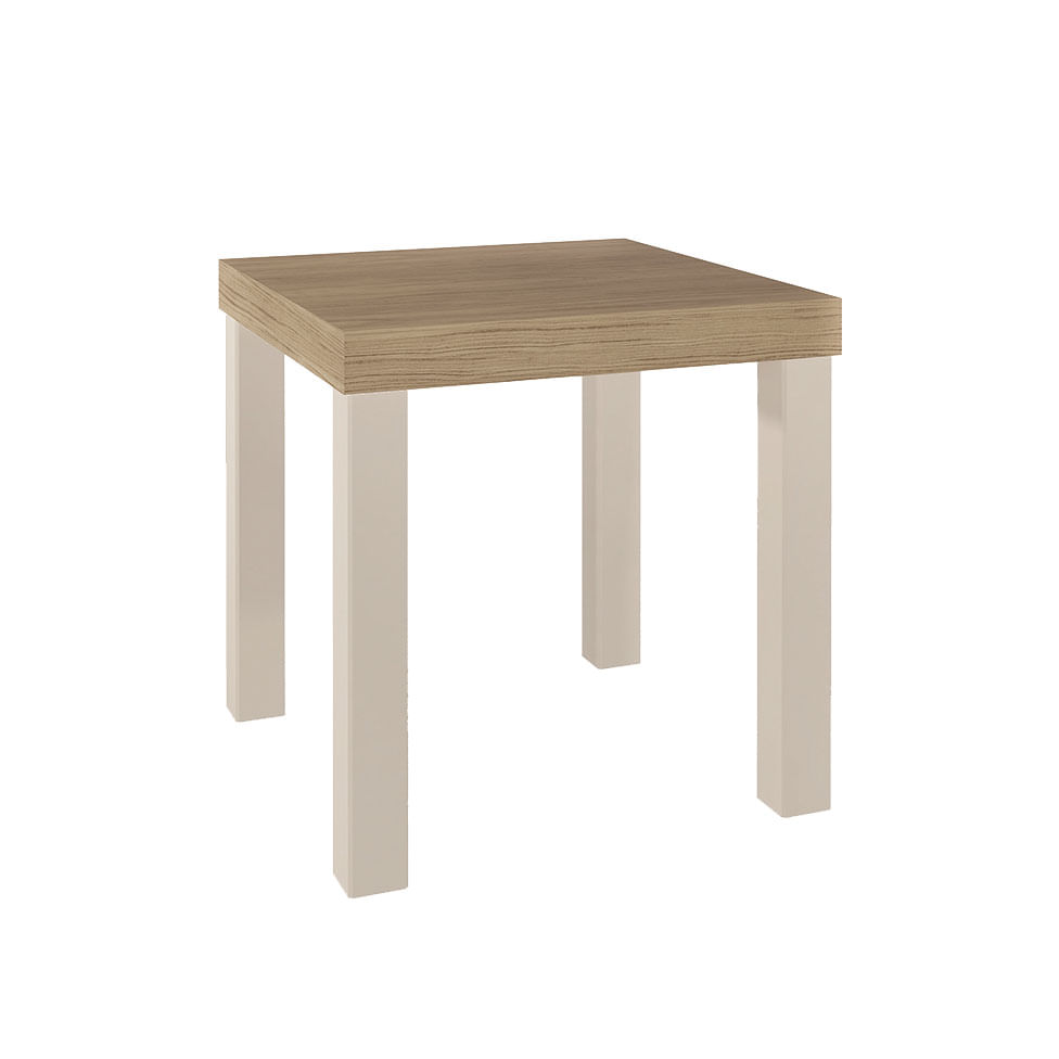 Mesa de Apoio Up Carvalho e Off White - Imagem 4
