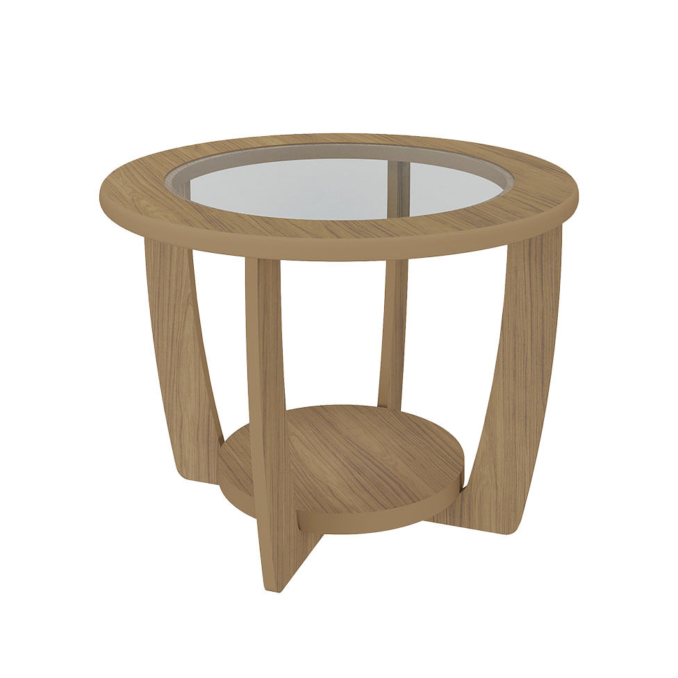 Mesa de Centro Curve Carvalho