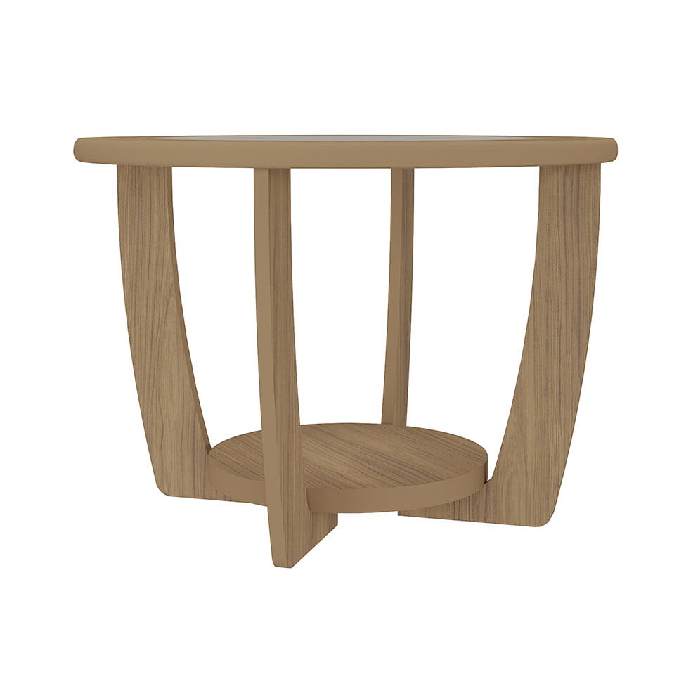 Mesa de Centro Curve Carvalho - Imagem 2