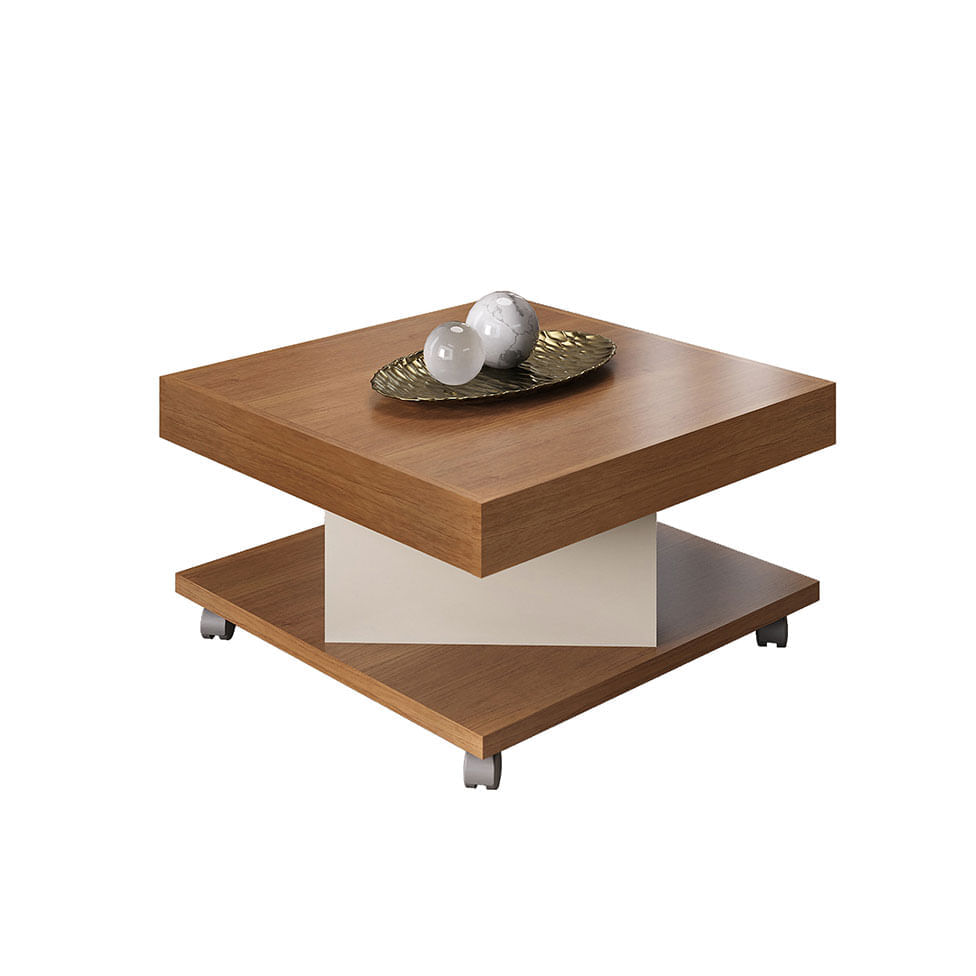 Mesa de Centro Saara Cinamomo e Off White - Imagem 3