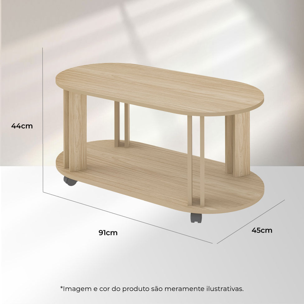 Mesa de Centro Mundi Naturale - Imagem 8