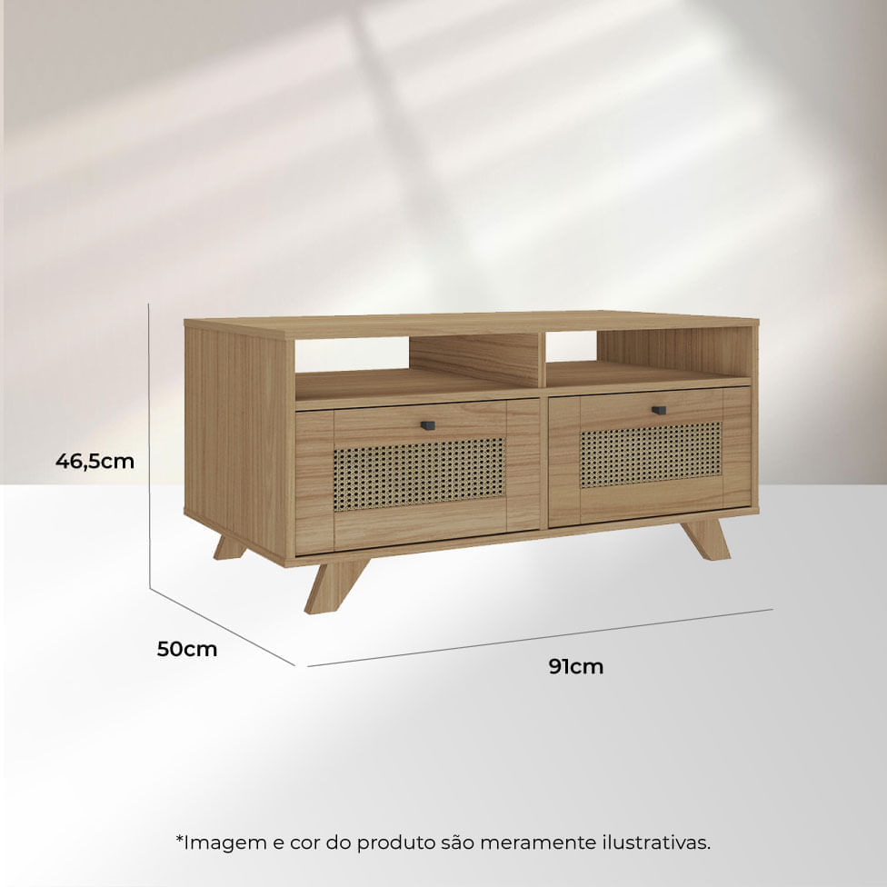 Mesa de Centro Trama Carvalho - Imagem 9