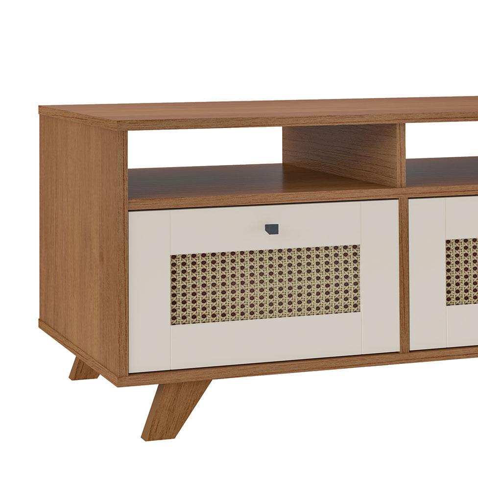 Mesa de Centro Trama Cinamomo e Off White - Imagem 3