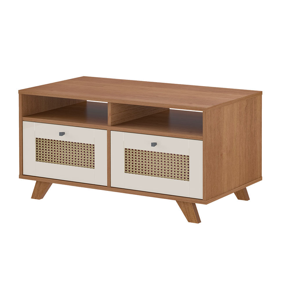 Mesa de Centro Trama Cinamomo e Off White - Imagem 7