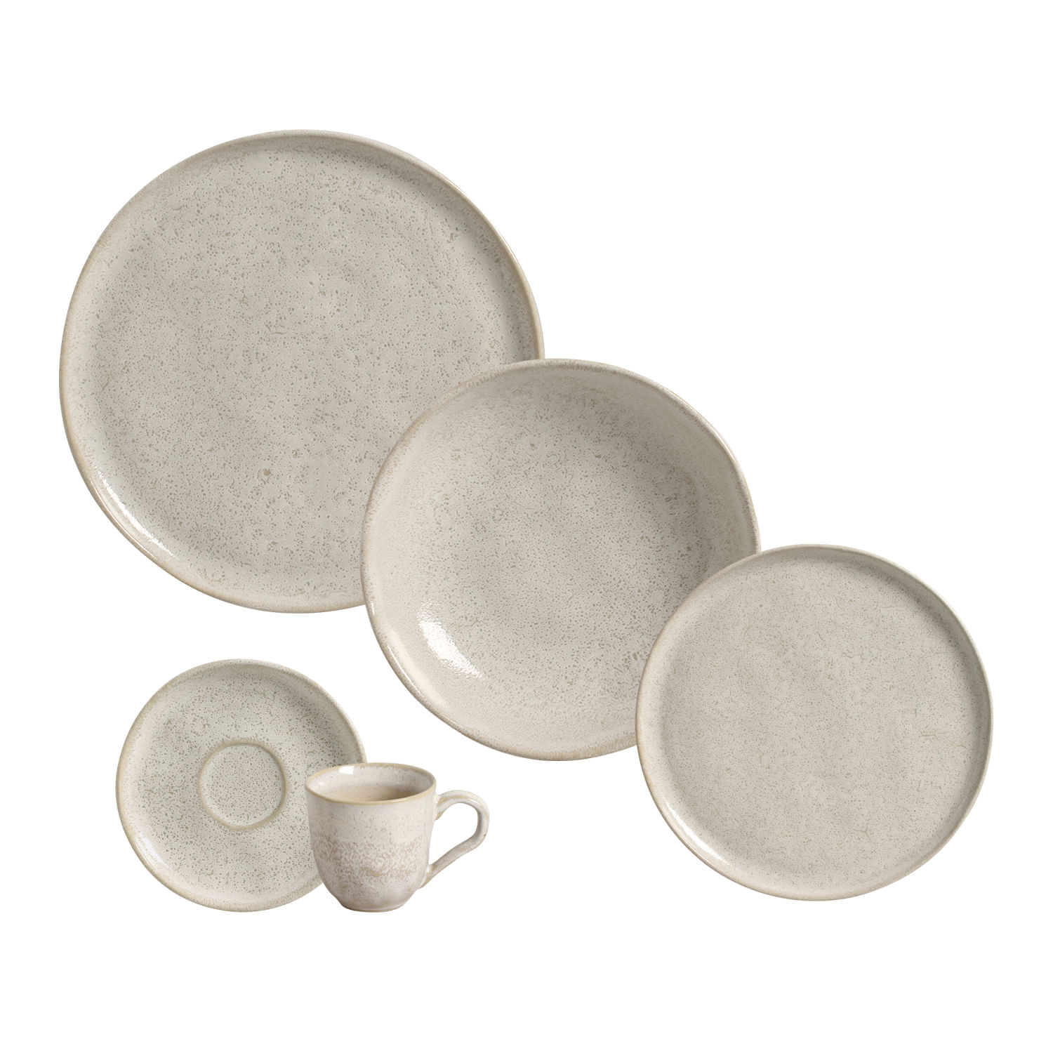 Aparelho de Jantar 30 Peças Bio Vanilla