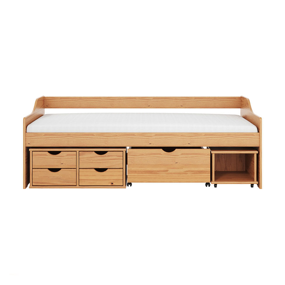 Cama Floro Multifuncional Natural 96x193cm - Imagem 2