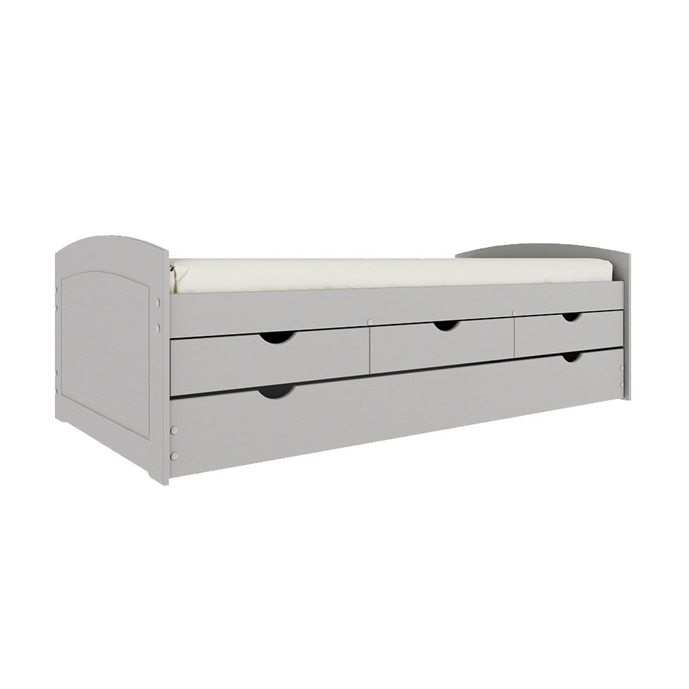 Bicama Ulli Cinza 98x193cm