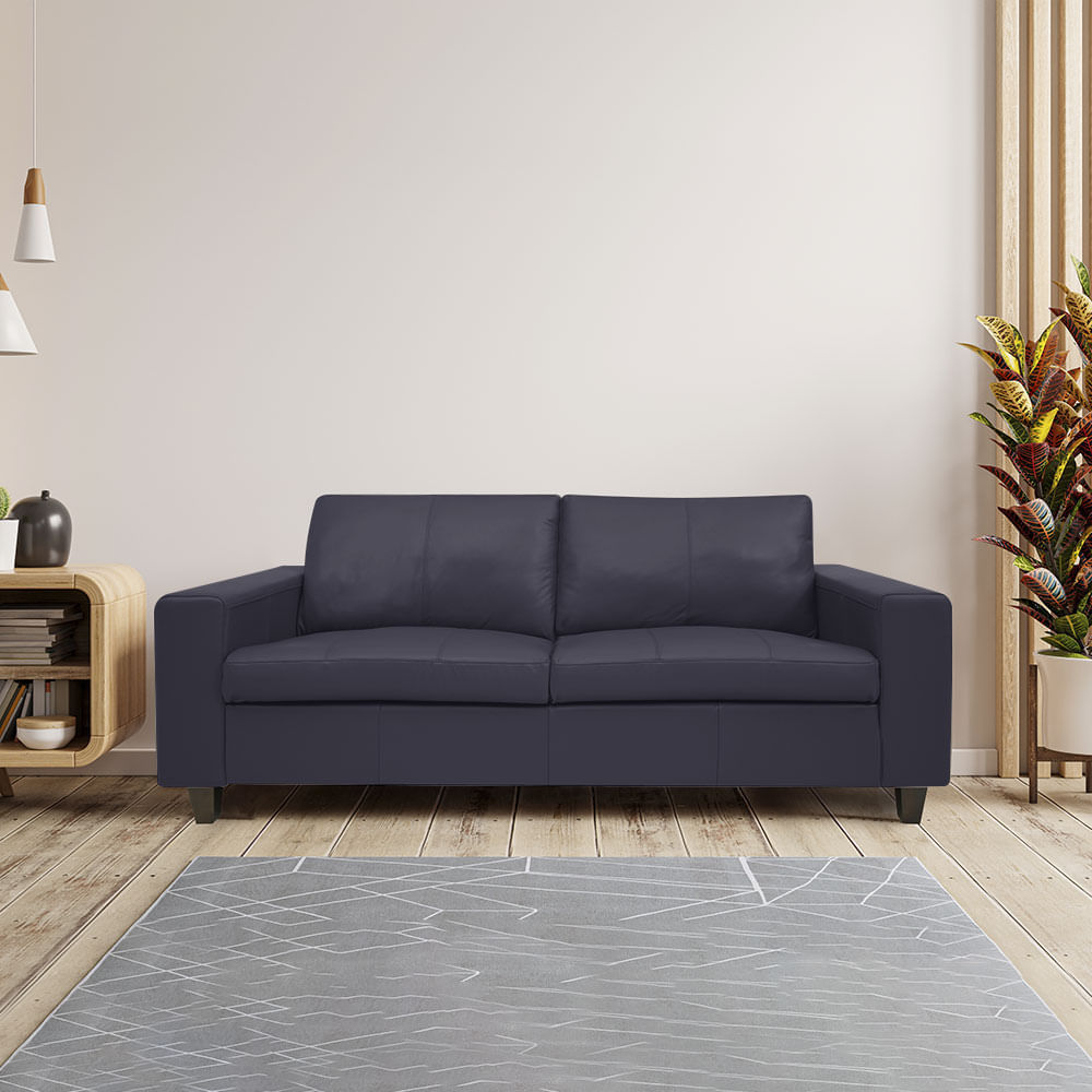 Conjunto de Sofá Royale em Couro Blue - Imagem 5