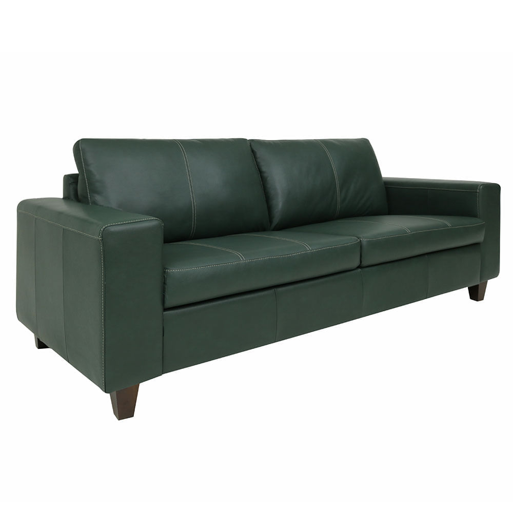 Conjunto de Sofá Royale em Couro Green - Imagem 2