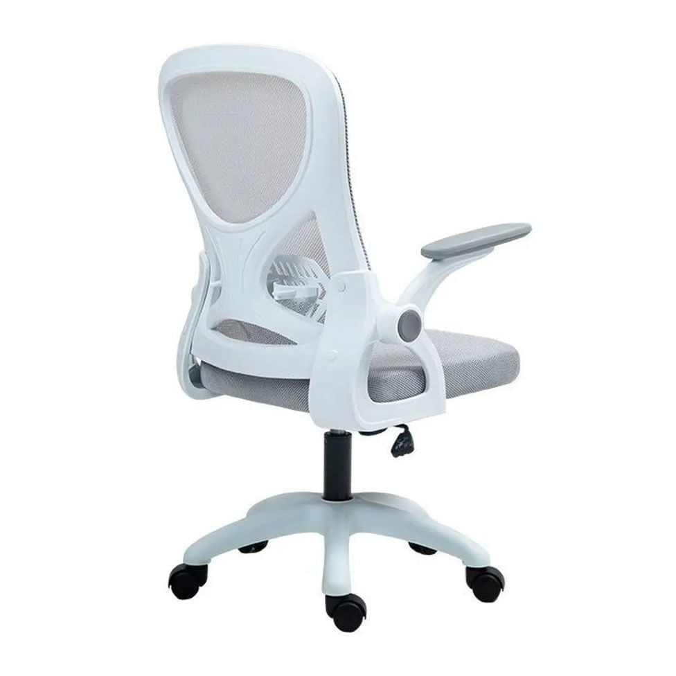 Cadeira Office Columbus com Tela Mesh Cinza sem Encosto - Imagem 4