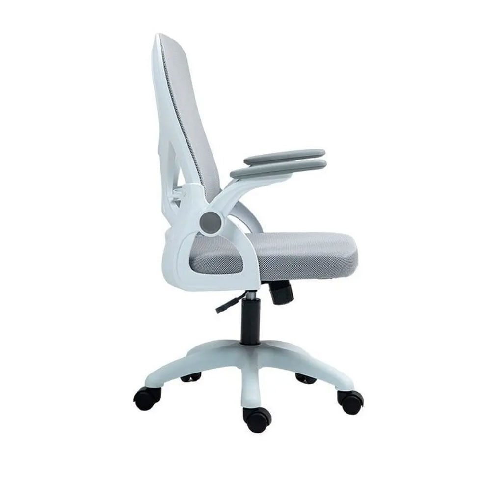 Cadeira Office Columbus com Tela Mesh Cinza sem Encosto - Imagem 6