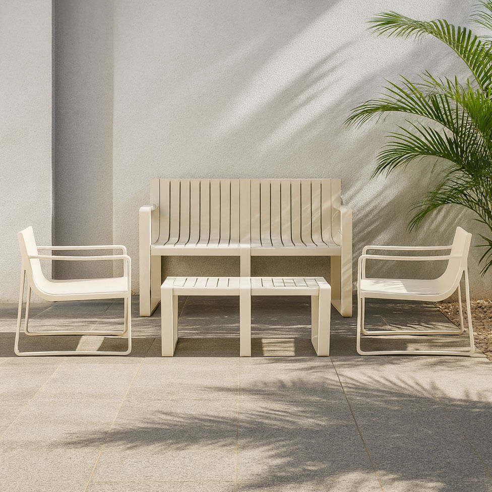 Conjunto Verte Eco para Área Externa Bambu com 5 Peças - Imagem 2