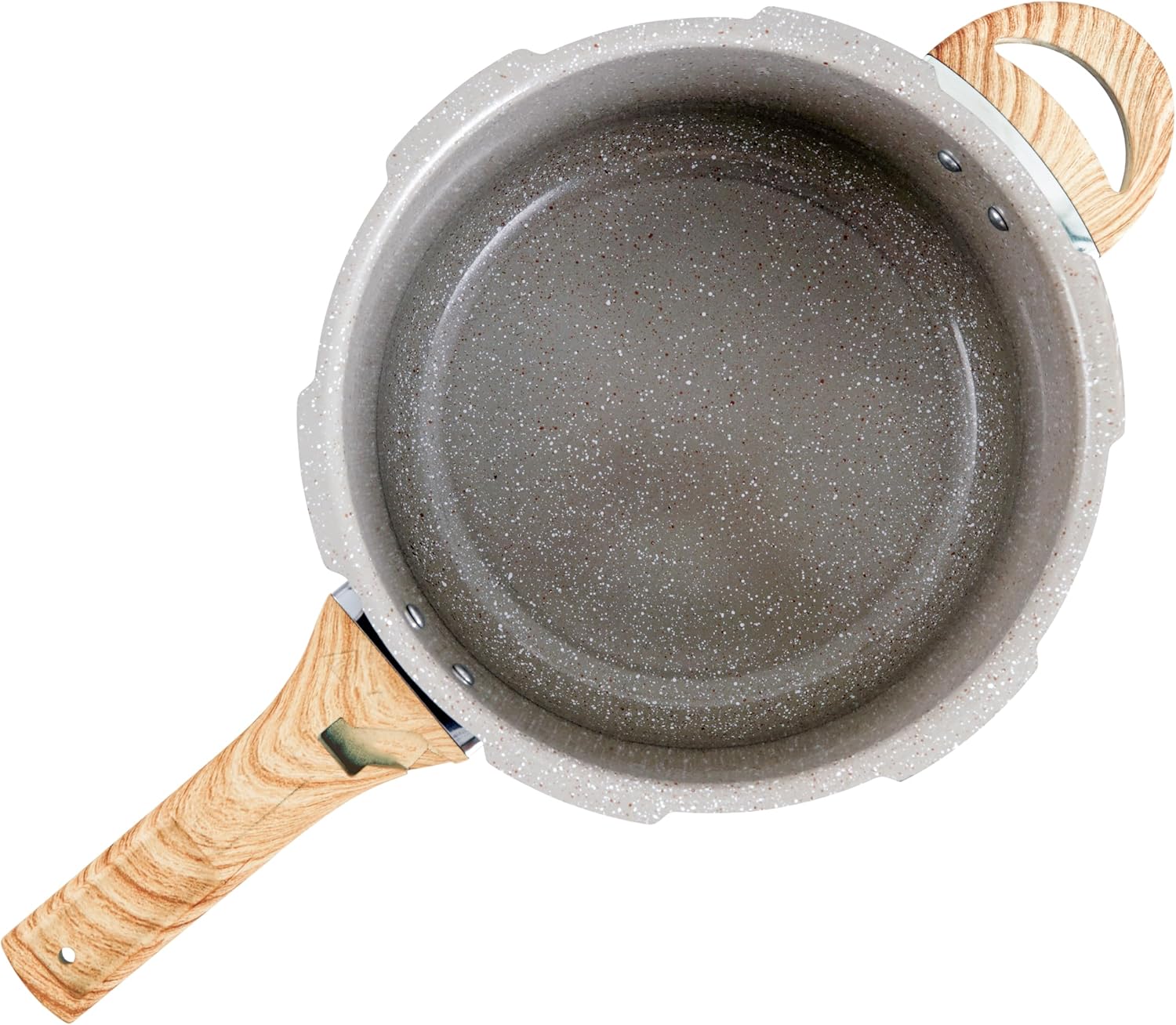 Panela de Pressão Brinox Pressure 4,2L | Fundo Indução, Cerâmica Antiaderente e 4 Dispositivos de Segurança - Imagem 3