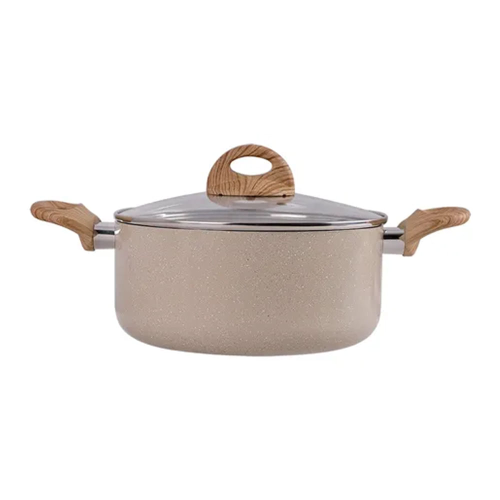 Jogo de Panelas Brinox 5 Peças Ceramic Life Smart Plus Areia | Indução e Antiaderente Mineral Resist - Imagem 2