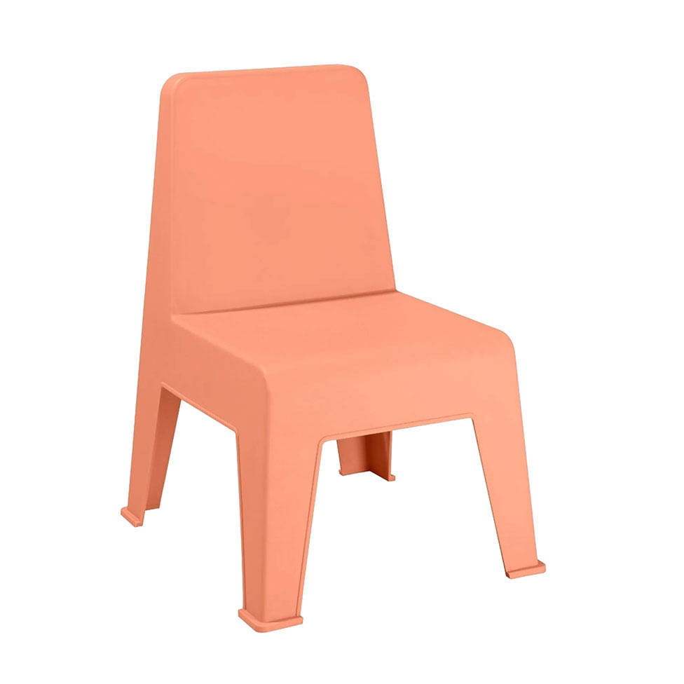 Cadeira Origami Infantil Pêssego