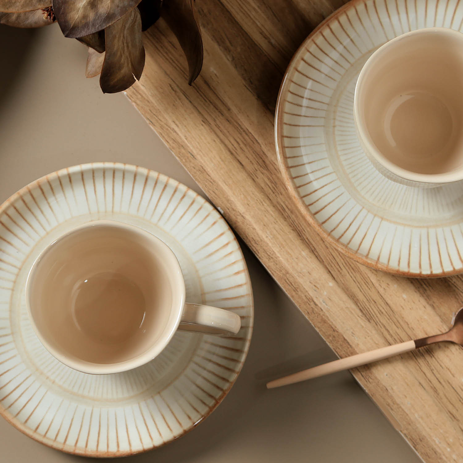 Conjunto com 6 Xícaras De Chá com 6 Pires Bio Mirage 170ml - Imagem 4