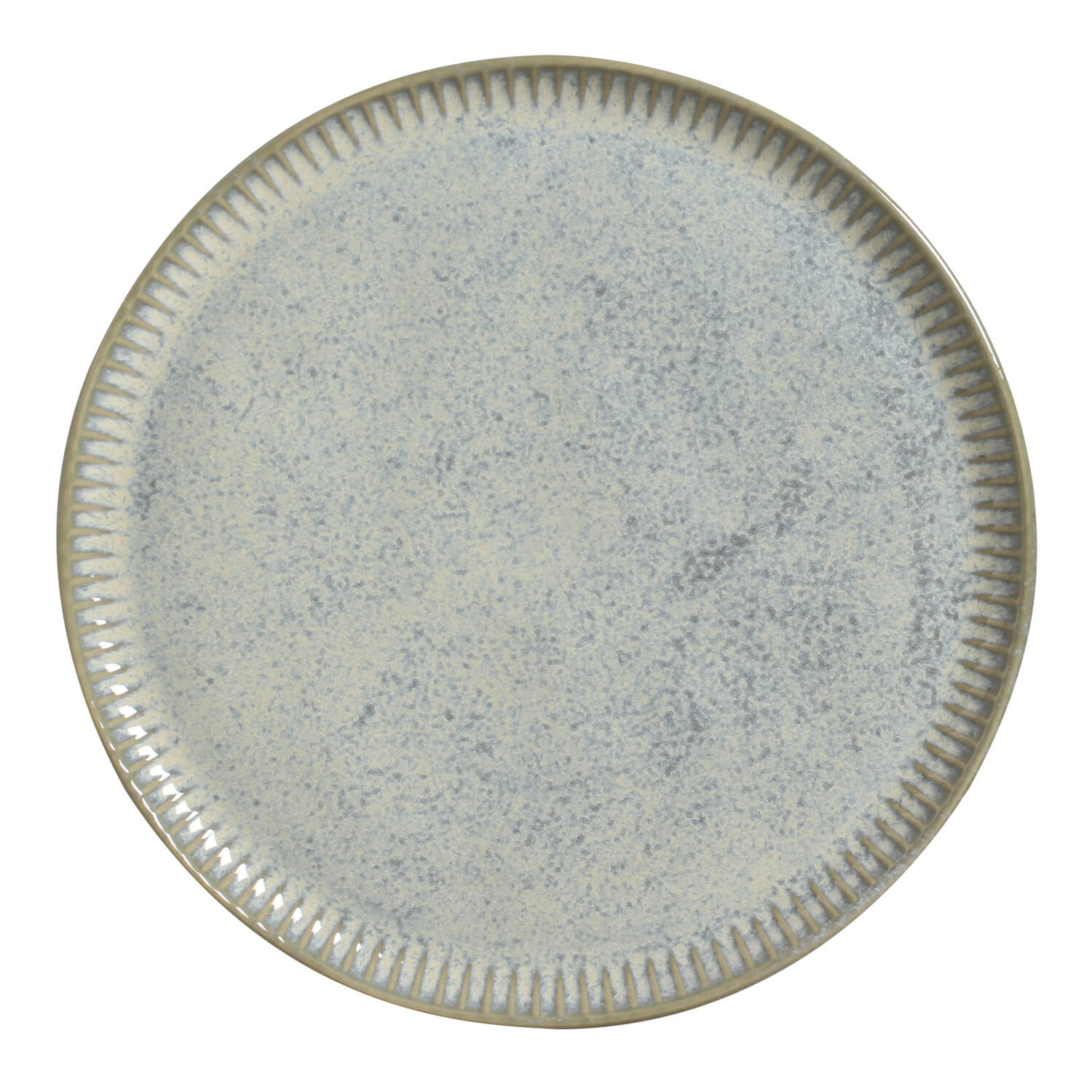 Conjunto com 6 Pratos Raso Linhas Green Granite Ø27,5cm