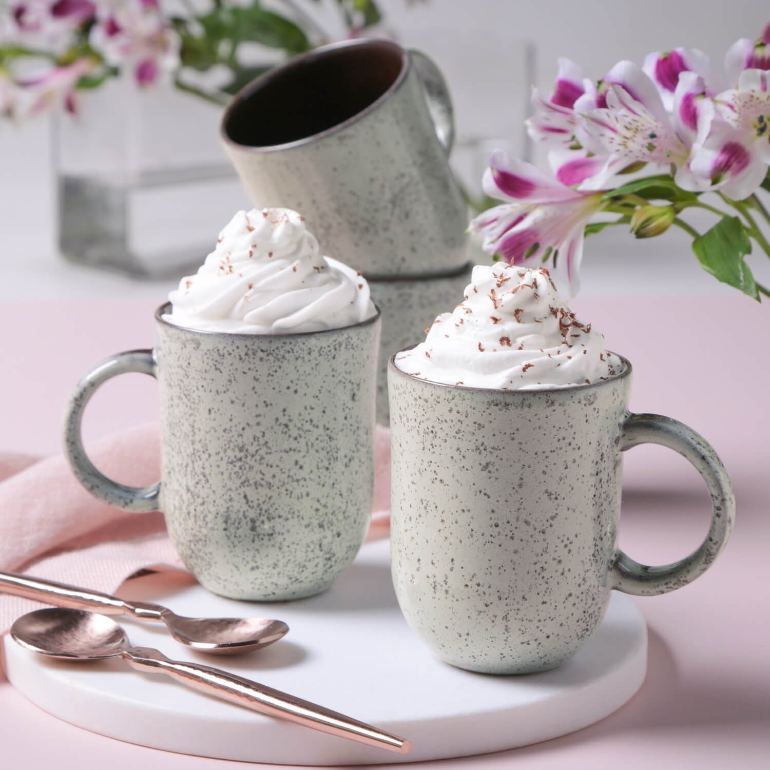 Conjunto com 4 Canecas Coup Stoneware Grande Pistache 330ml - Imagem 4